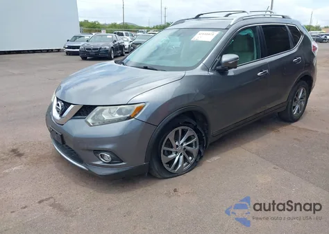 2015 Nissan Rogue Sl из США, поврежденный, VIN 5N1AT2MV0FC899989